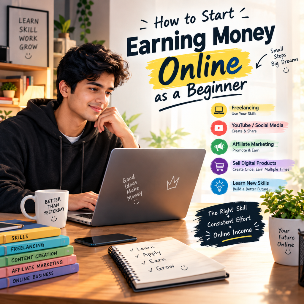 How to Start Earning Money Online as a Beginner